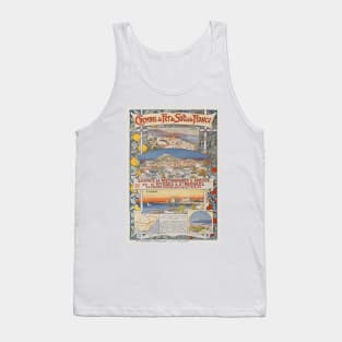 PLM Lignes de Meyrargues à Grasse Vintage Poster 1891 Tank Top